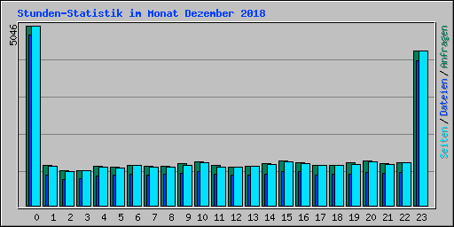 Stunden-Statistik im Monat Dezember 2018