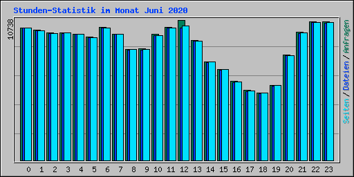 Stunden-Statistik im Monat Juni 2020